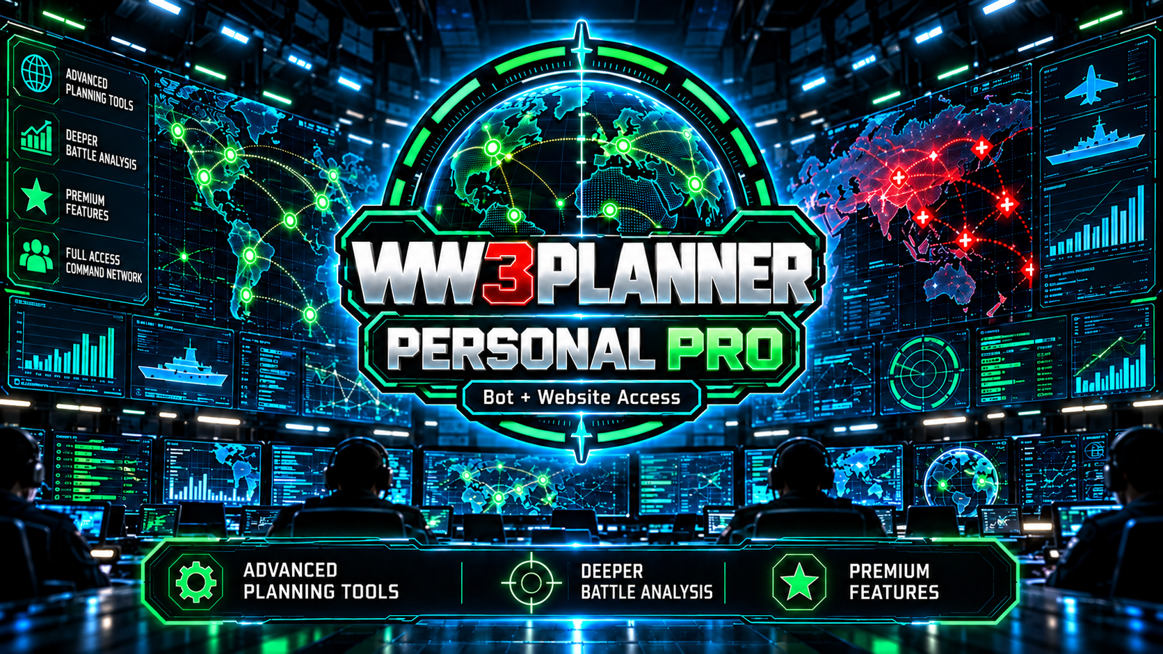 WW3Planner Personal PRO - Bot and Website Access