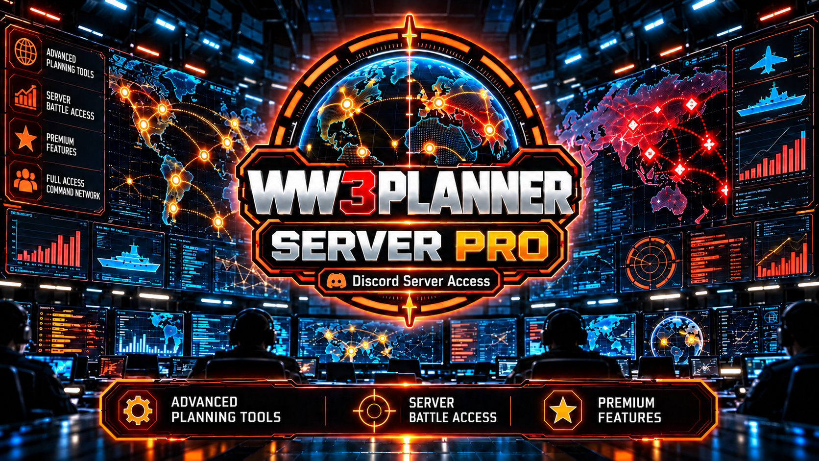 WW3Planner Server PRO - Discord Server Access